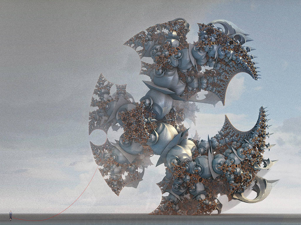 Marching Monstrosities of Global Pollution by MANDELWERK