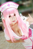 Super Sonico Nurse Cosplay - 01 by w2200354