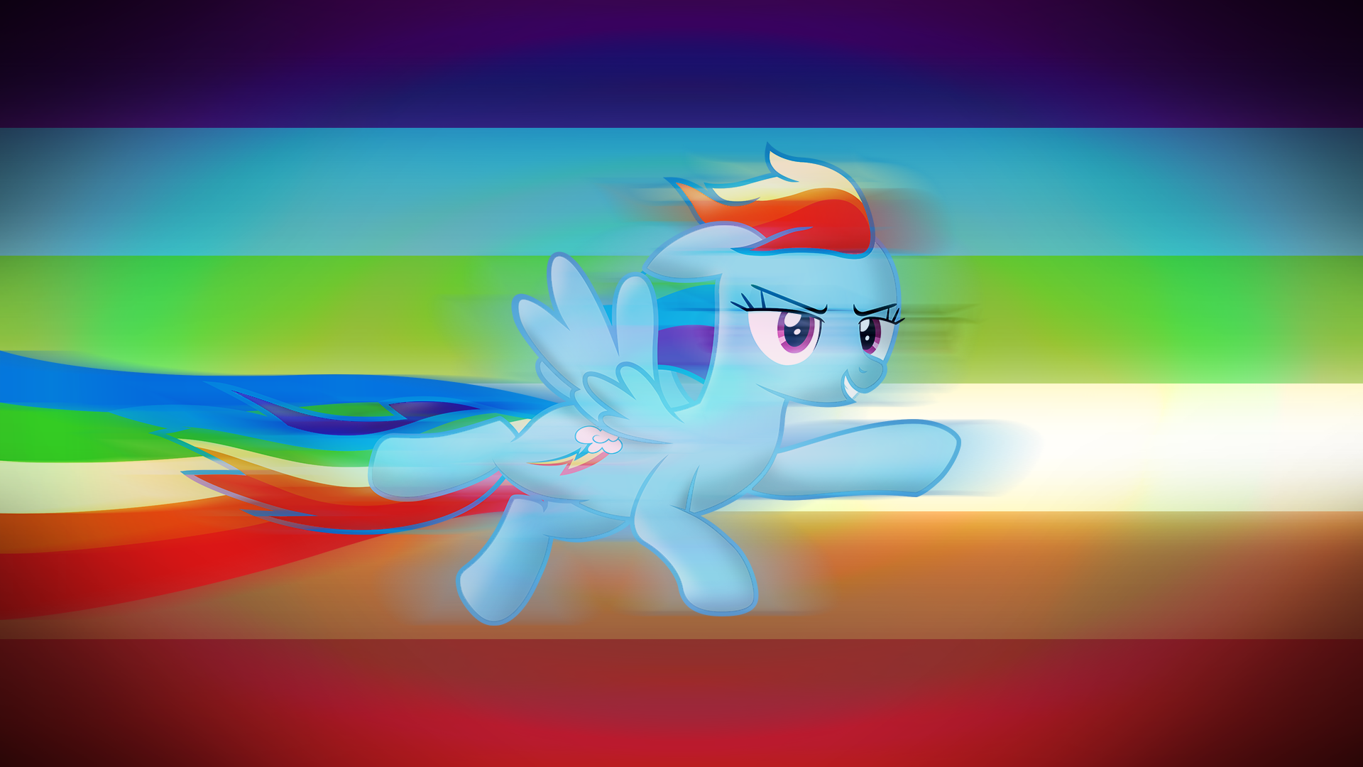 Rainbow Dash - HD Wallpaper by TheDarkSatanicorn