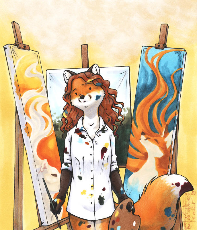 The artist by PanHesekielShiroi