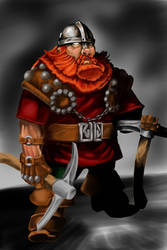 Mountain Dwarf by takkless