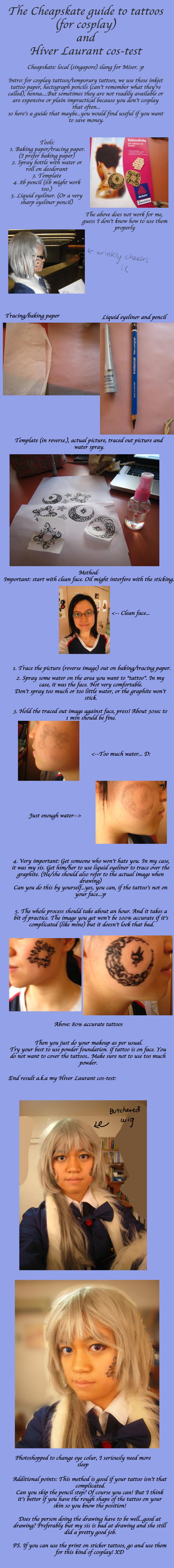 Cosplay Tattoo tutorial by Magi-Axi-Ruin