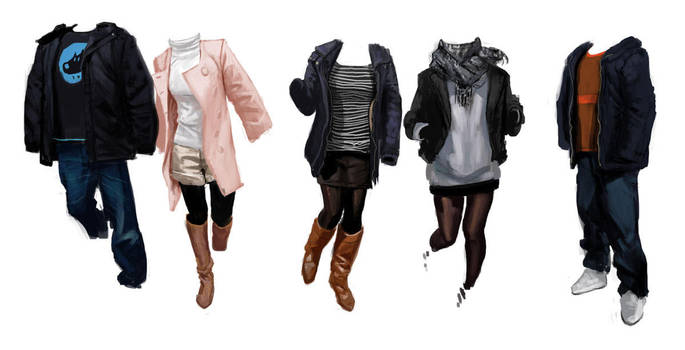 Clothing Studies by Robotpencil