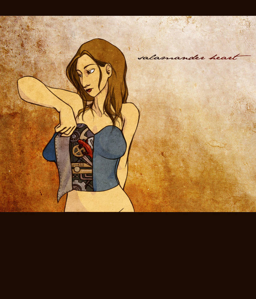 Salamander Heart by digital-marginalia