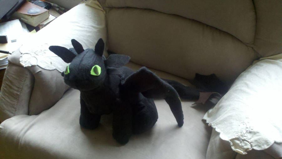 Toothless plush by lithele