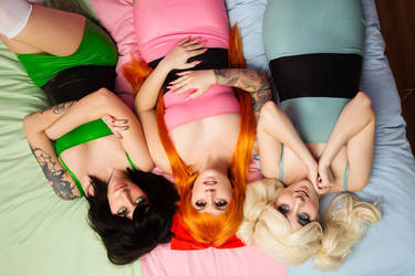 Power Puff Girls cosplay by KellyEden