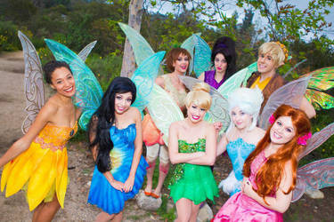 Tinkerbell and friends by KellyEden