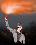 Art Trade: Alan Wake by Dezfezable