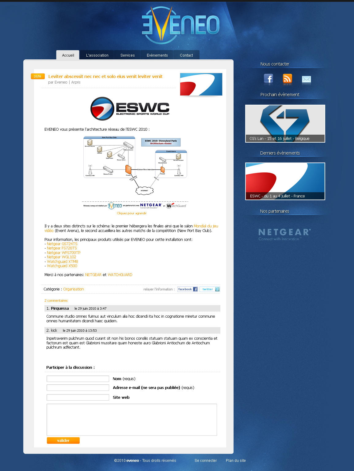 Eveneo - page news by Bloomy021