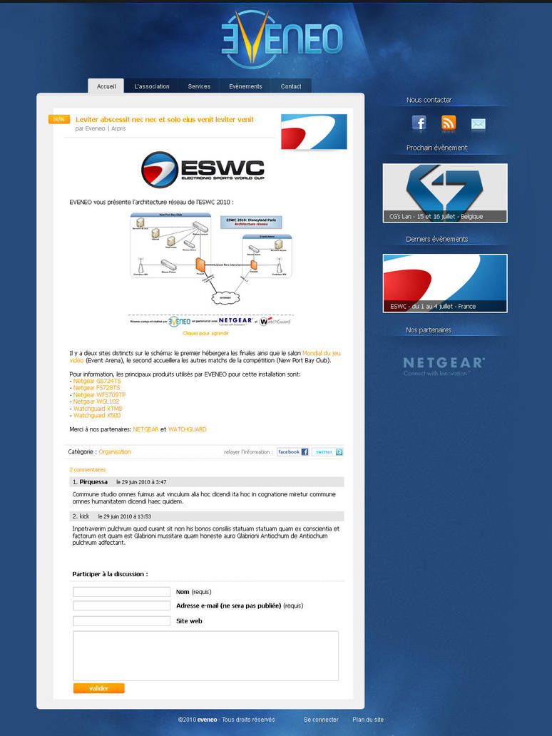 Eveneo - page news by Bloomy021