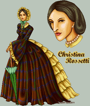 Christina Rossetti by FallenSunrise