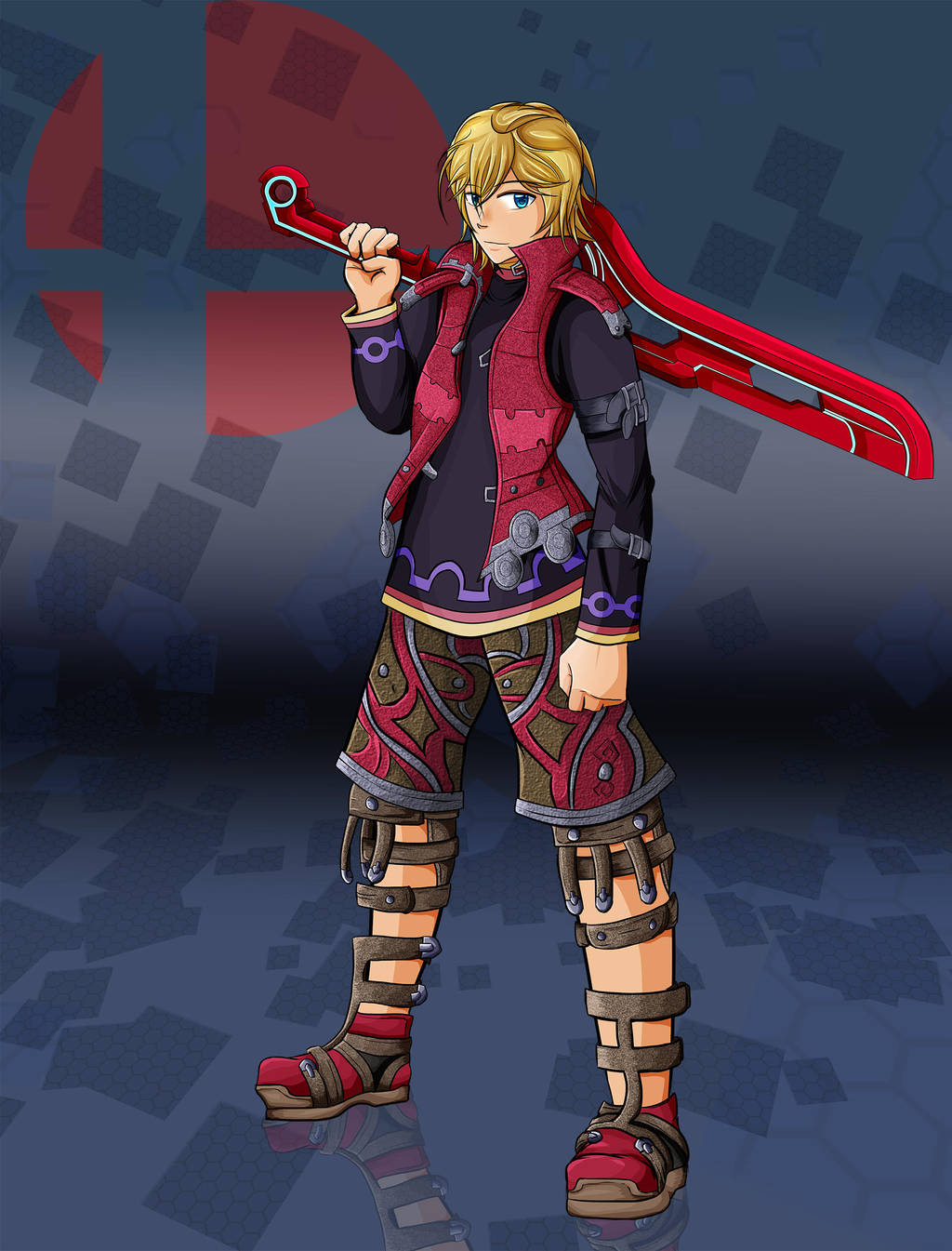 Shulk SSB4 by Alamino on DeviantArt