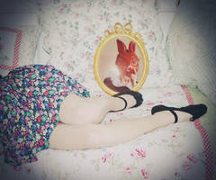 alice, the rabbit is waiting for you by Holunder