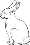 Bunny Lineart by AlchemyFox