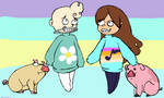 Dorks, Pigs n' Sweaters by AlchemyFox
