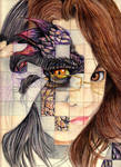 Gridded Self Portrait by Beautiful-Beasties