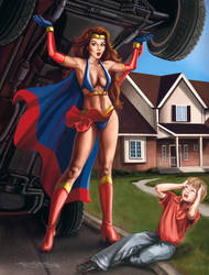Super Heroine by rebelakemi
