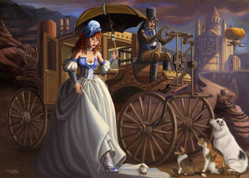 Steampunk Cinderella by rebelakemi