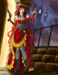 Steampunkred by rebelakemi