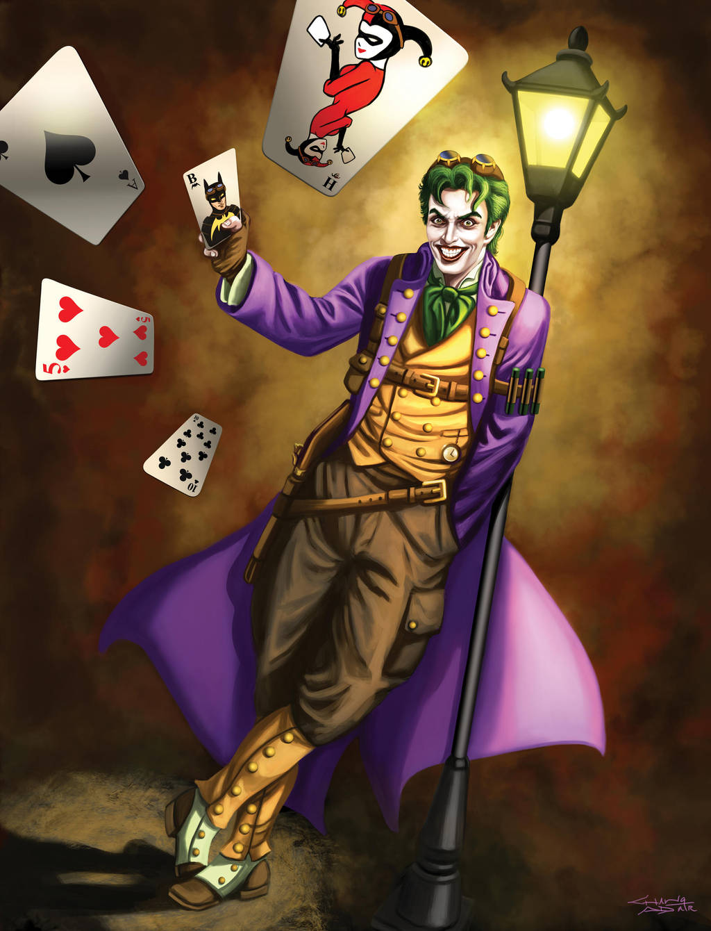 Steampunk Joker by rebelakemi