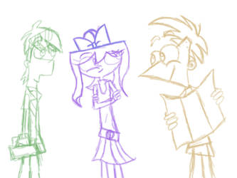 Highschool Sketch by DrawArtBleedman