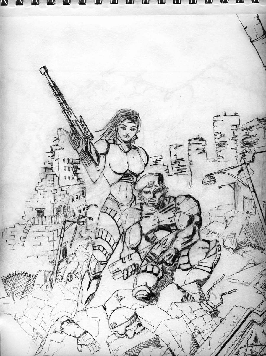 Sci-Fi military by Jareth210