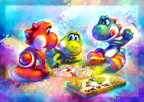 Commission: Let's play!! by JA-punkster