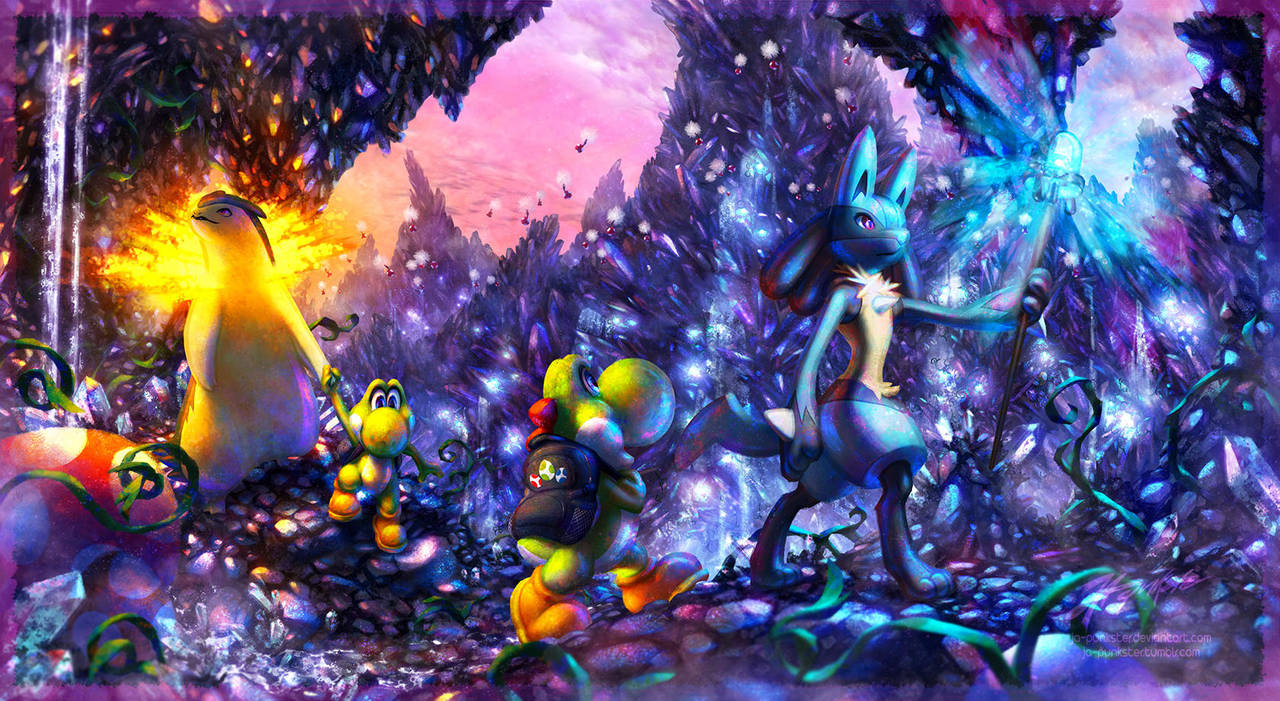 Commission: Cavern exploring by JA-punkster