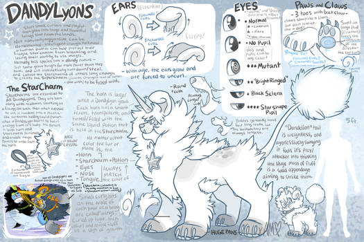 DandyLyons CLOSED Species Reference by AdorkableMarina