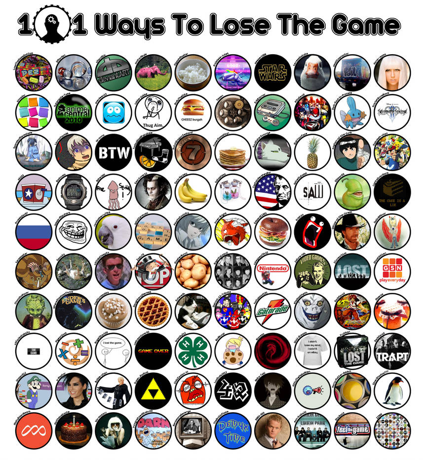 101 Ways To Lose The Game by LoseTheGameDotCom
