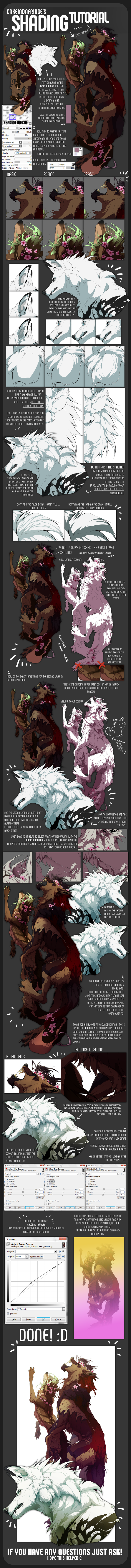tutorial|SHADING by Cakeindafridge