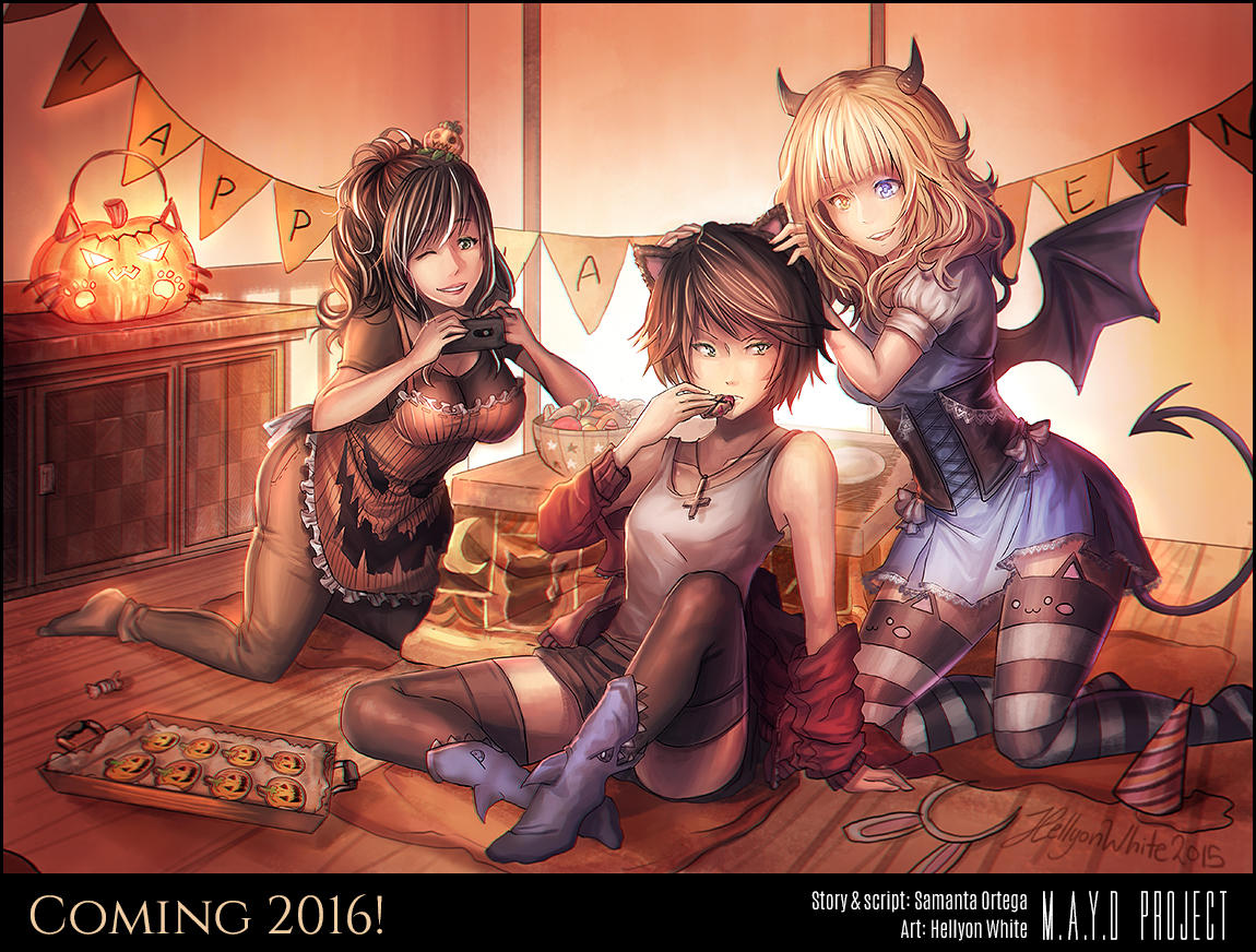 MAYD project - Halloween promo by HellyonWhite