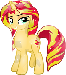 Crystal Sunset Shimmer by TheShadowStone