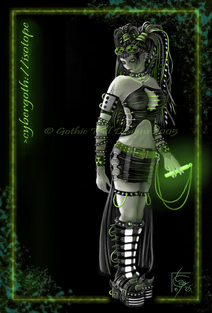 Cybergoth - Isotope CG by QuantumSuz