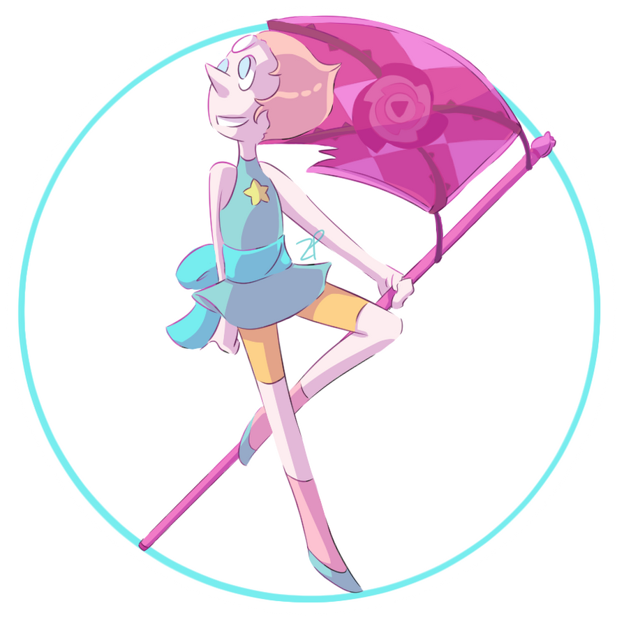 I'm hopefully going to be selling stickers later this summer! Here's Pearl!