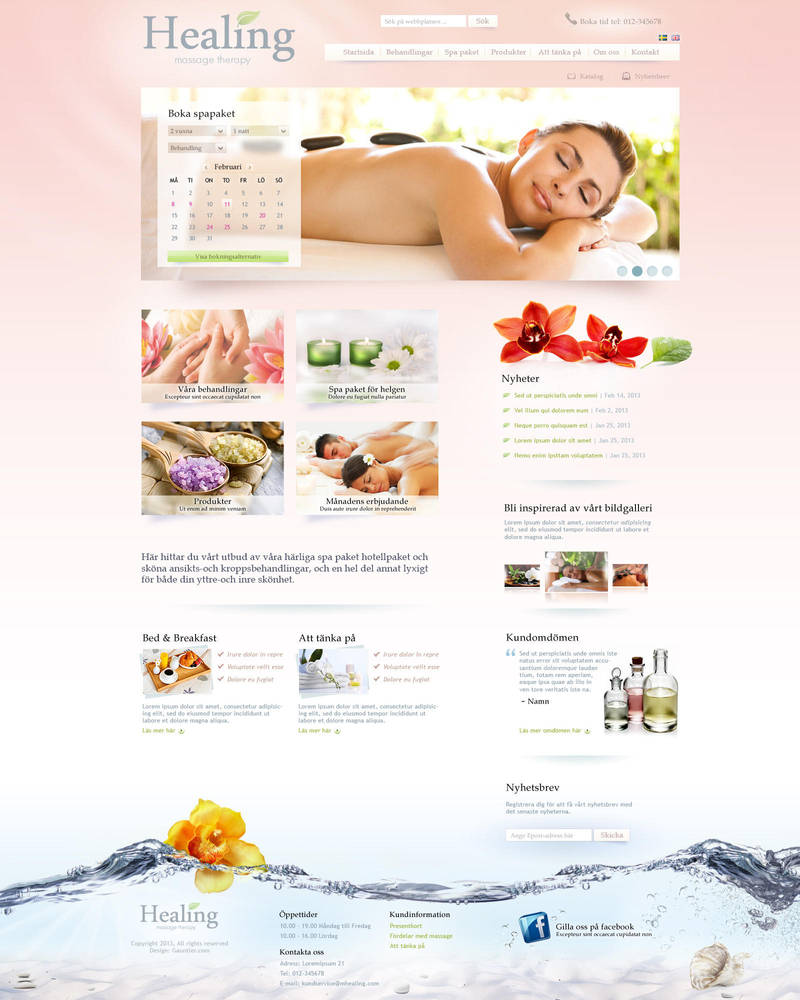 Spa website by gauntler