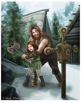 Dovahkiin-in-training by Isriana