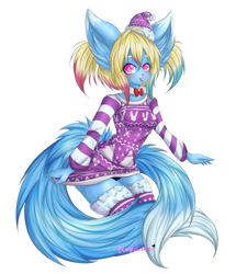 Christmas Sweater Aino by BunnyWhiskerz