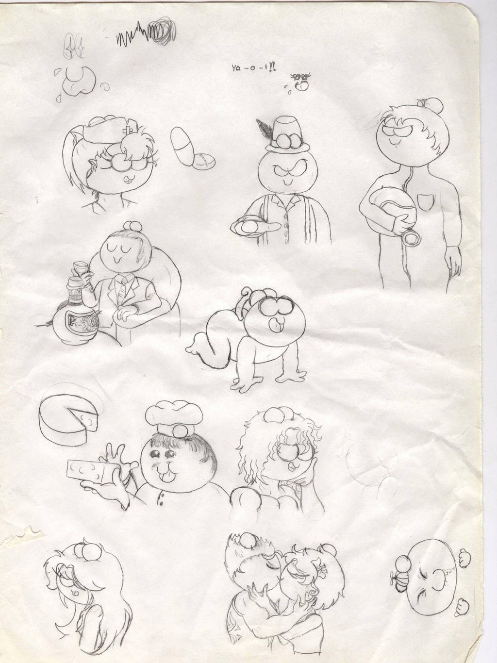 Fictional Ad Sketches by Pumo-Torbernite