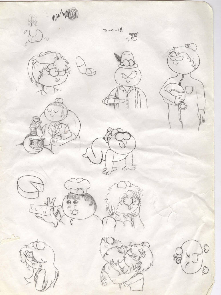 Fictional Ad Sketches by Pumo-Torbernite