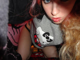 Hiding from some beast by KittenNightmare