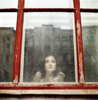 Miroslava through the glass by psychiatrique