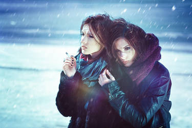 Twins and winter by psychiatrique