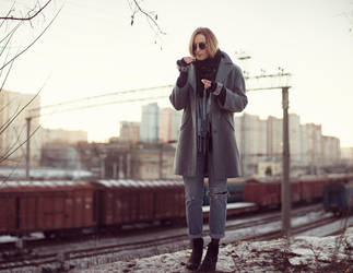 Sasha near railways by psychiatrique
