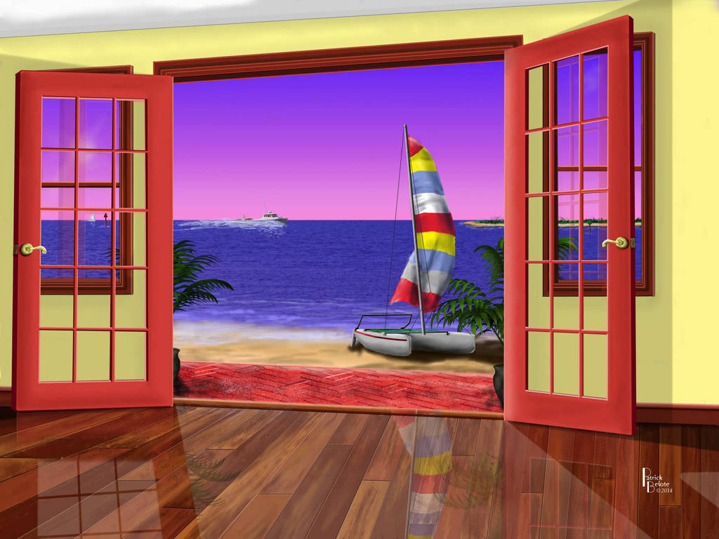 East Point On The Bay by Belote-Art
