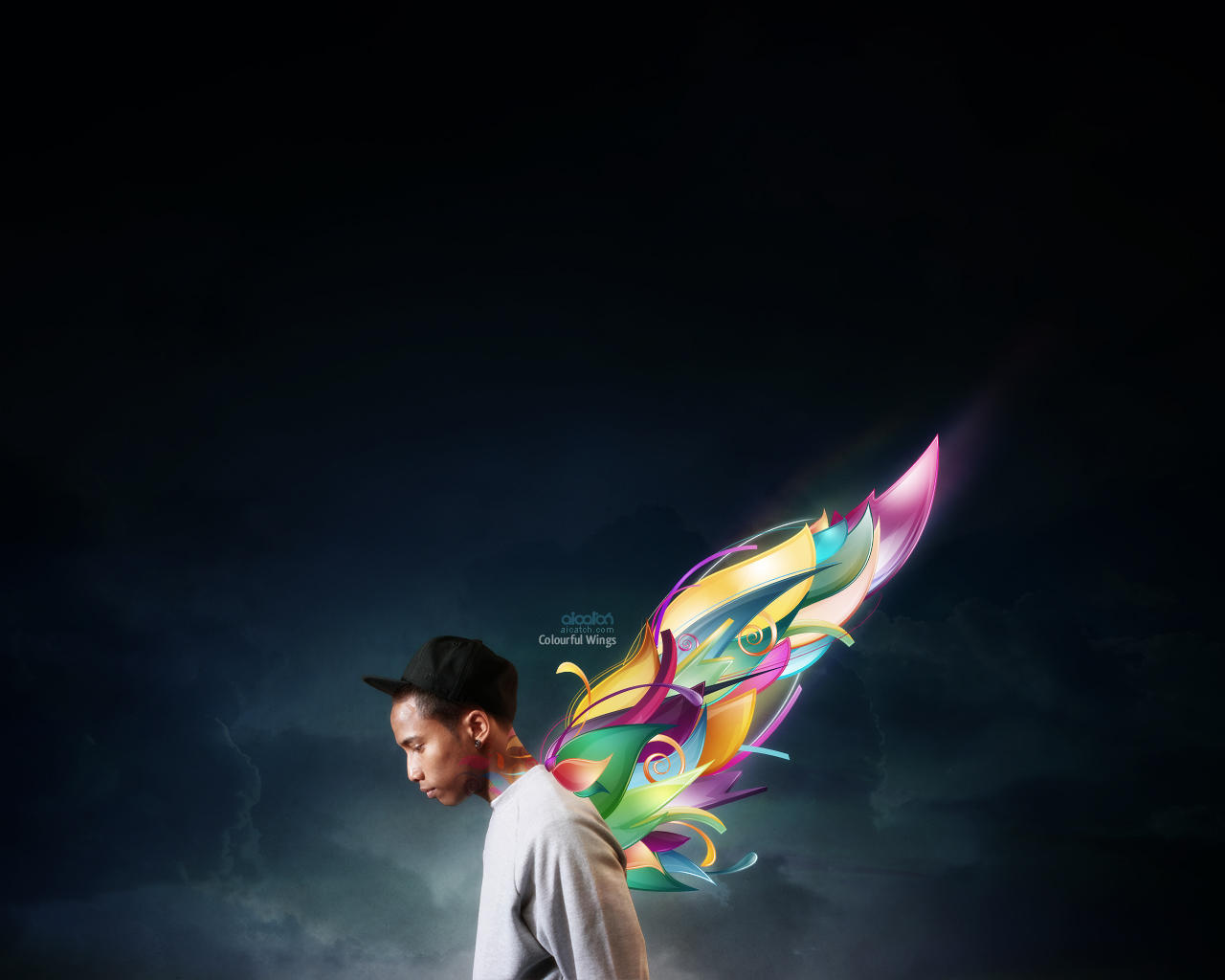 Colourful Wings by Msch