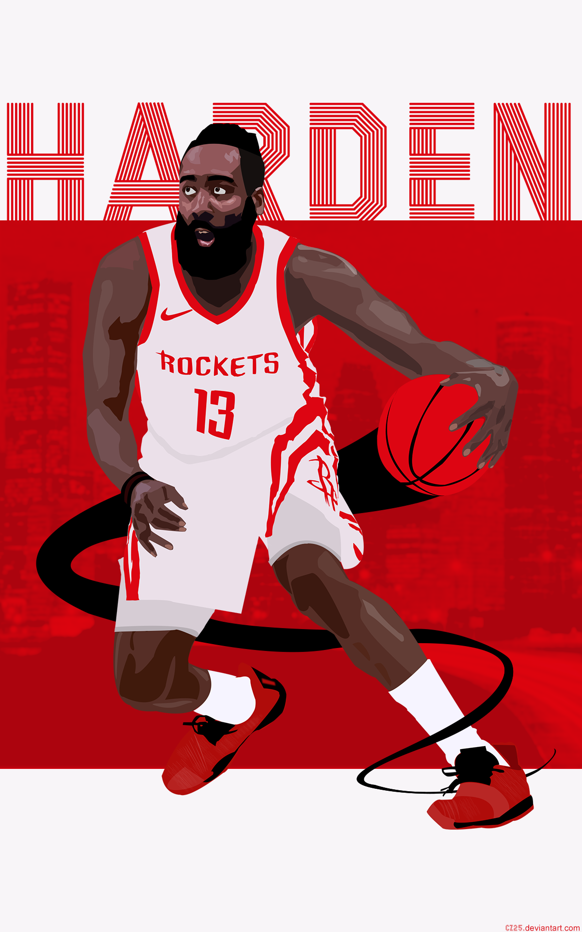James Harden Vector