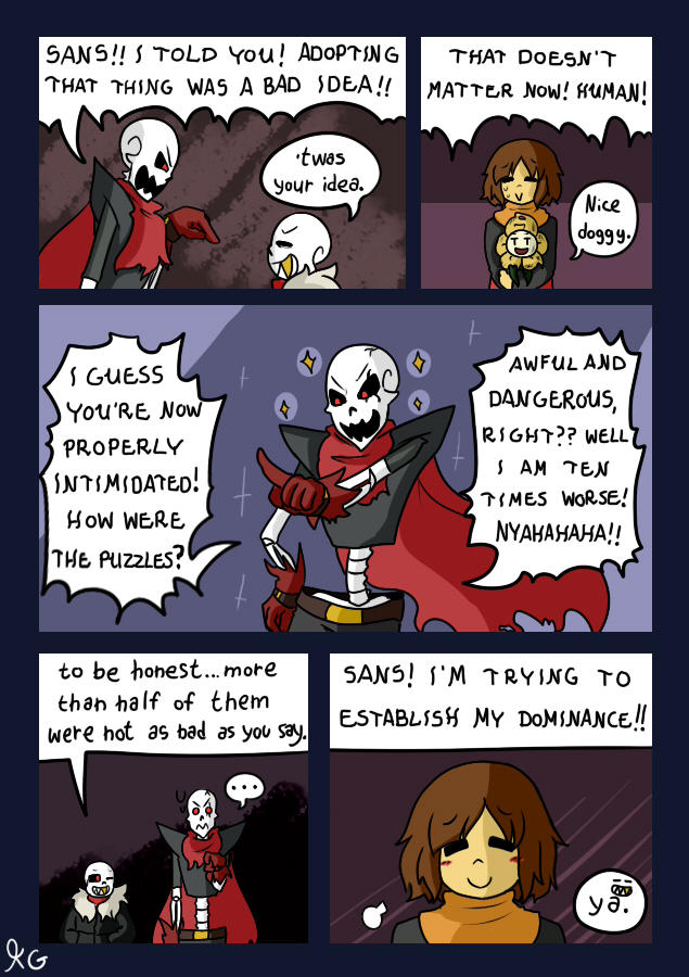 Underfell - Snowdin - 110 by Kaitogirl