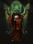 Cthulhu Religious Icon by goosezilla