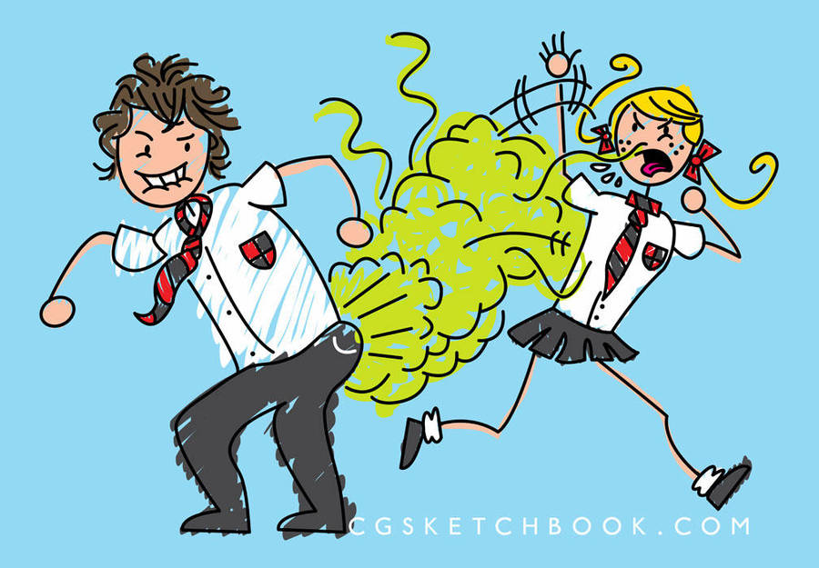 How to Fart at School by ll